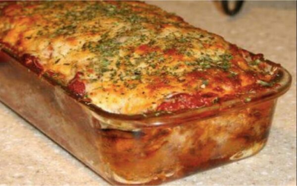 Pain de Viande au Parmesan il est Italien et Gratiné
