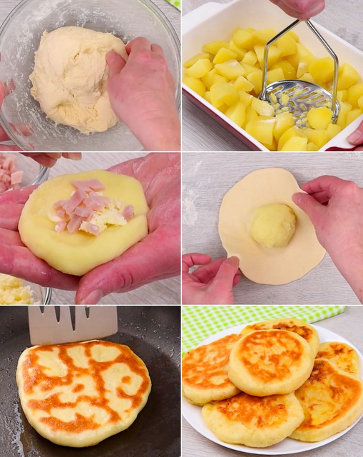 Pains au fromage farcis