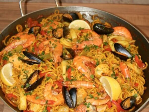 Paëlla aux fruits de mer facile