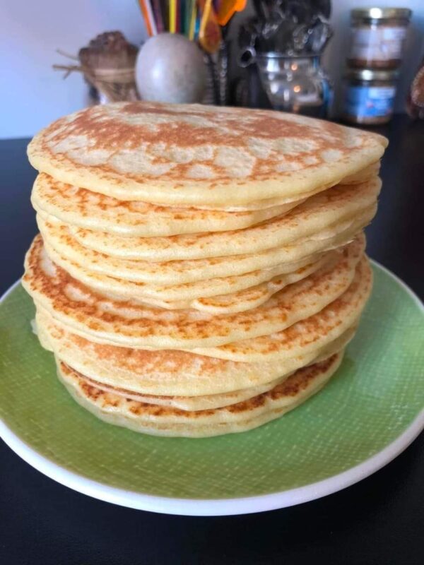 Pancake rapide pour le petit déjeuner et s’il en reste pour le goûter…