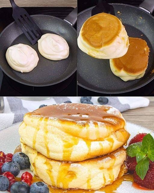 Pancakes soufflés : la recette japonaise d’un délicieux petit-déjeuner !