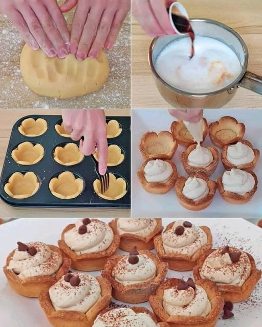 Paniers de sablés au tiramisu : le dessert qui met l’eau à la bouche et dont tout le monde raffole