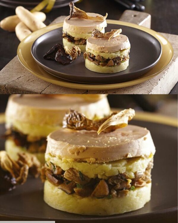 Parmentier au foie gras