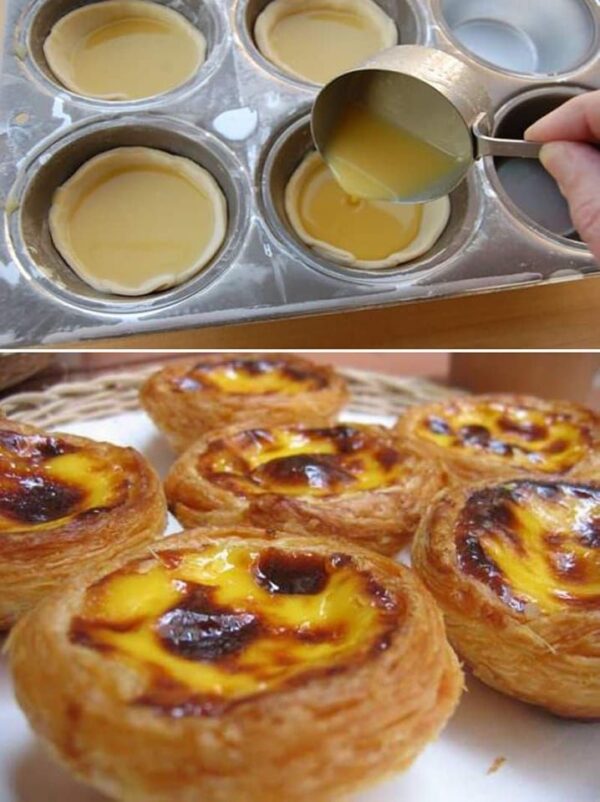 Pastéis de nata ( tarte portugaise )