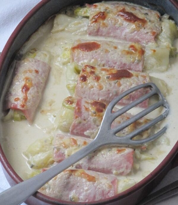 Poireaux au Jambon et Roquefort