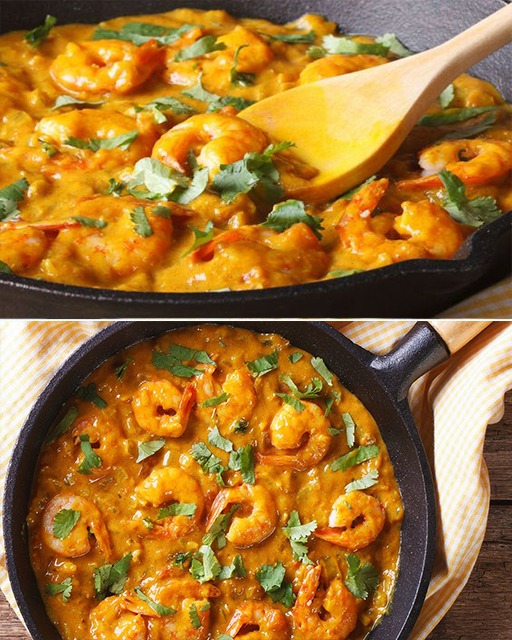 Poêlée de crevettes