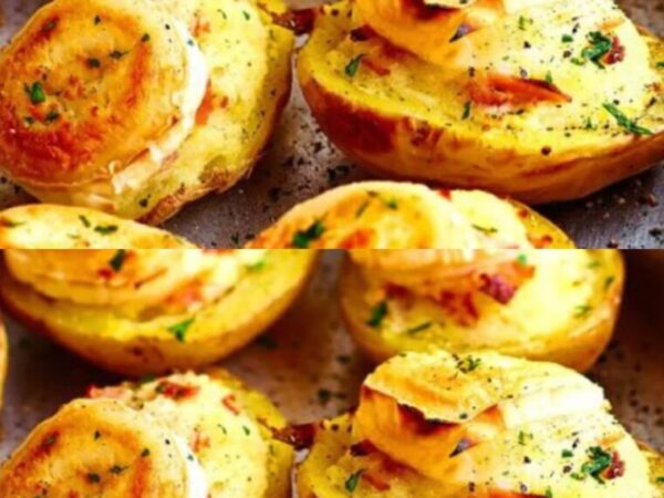Pommes de Terre Farcies au Chèvre et Jambon