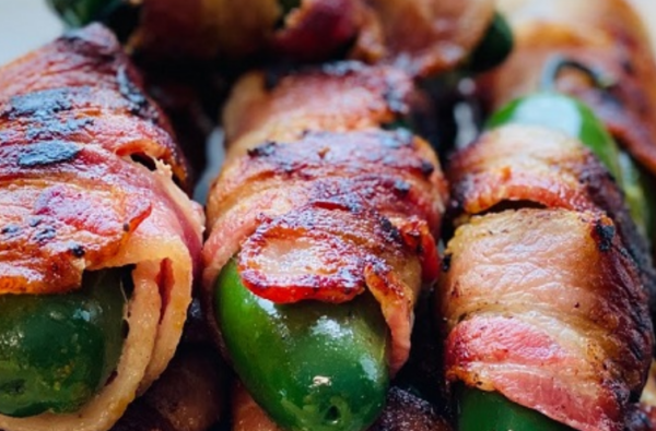 Poppers aux jalapeños et bacon