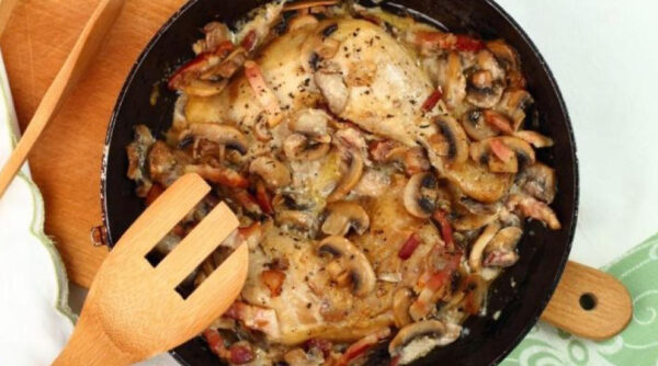 Poulet au bacon et sirop d’érable