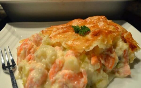 Pâté de saumon et patates