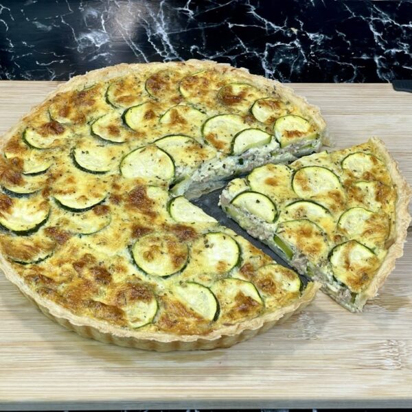 QUICHE AU THON ET COURGETTES