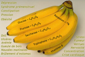 Bienfaits de la banane depuis recettemoderne.com