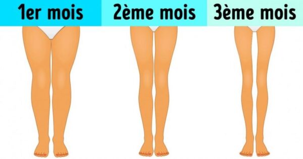 Quelques exercices de 3 minutes par jour, te permettront rapidement d’affiner tes jambes.