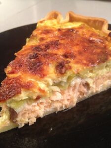 Quiche Saumon Poireaux depuis recettemoderne.com