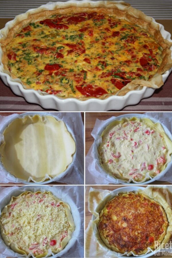 Quiche aux poivrons et chorizo, c’est un pur bonheur