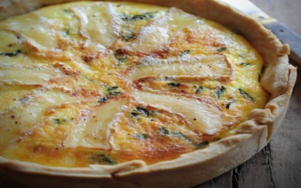 Quiche lardons et au camembert