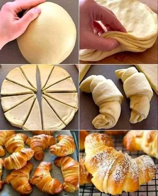 RECETTE Facile de CROISSANT