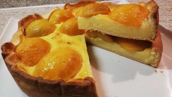 Recette Flan pâtissier aux pêches