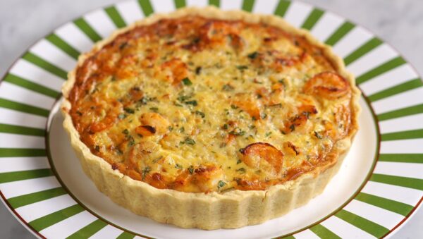 Recette Gourmande : Tarte aux Crevettes, Simple et Savoureuse