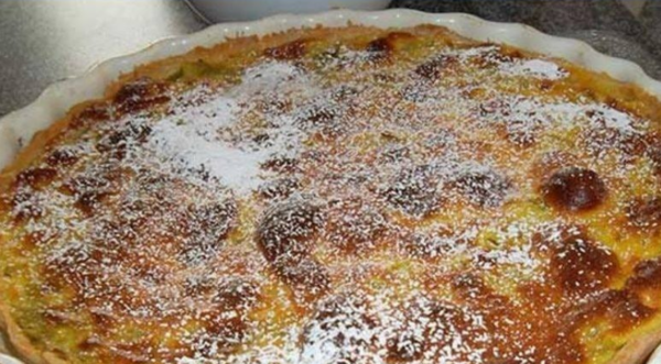 Recette Lorraine: Tarte à la rhubarbe de Mamie