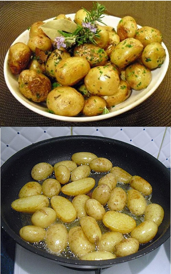 Recette Petites Pommes de Terre à l’Ail et aux Herbes