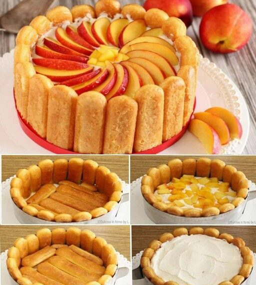 Recette de Charlotte aux Pêches Fraîches : Délice Estival Sans Cuisson