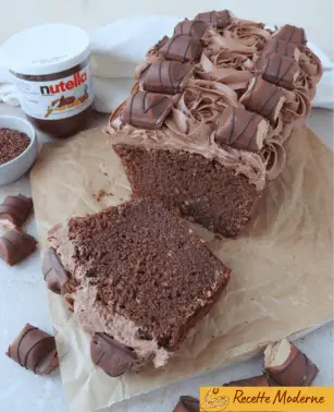 Recette de Gâteau Moelleux au Nutella et aux Barres Bueno