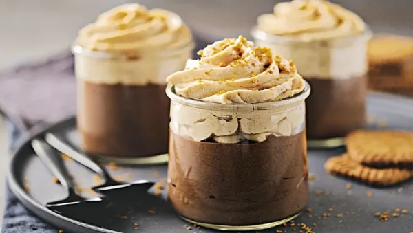 Recette de Mousse au Chocolat et Chantilly aux Spéculoos