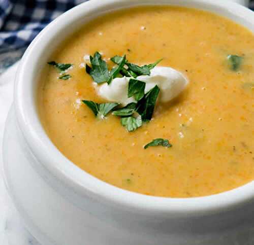 Recette de Soupe de Carotte à la Vache qui Rit