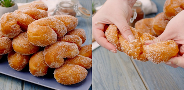 Recette de beignets torsadés