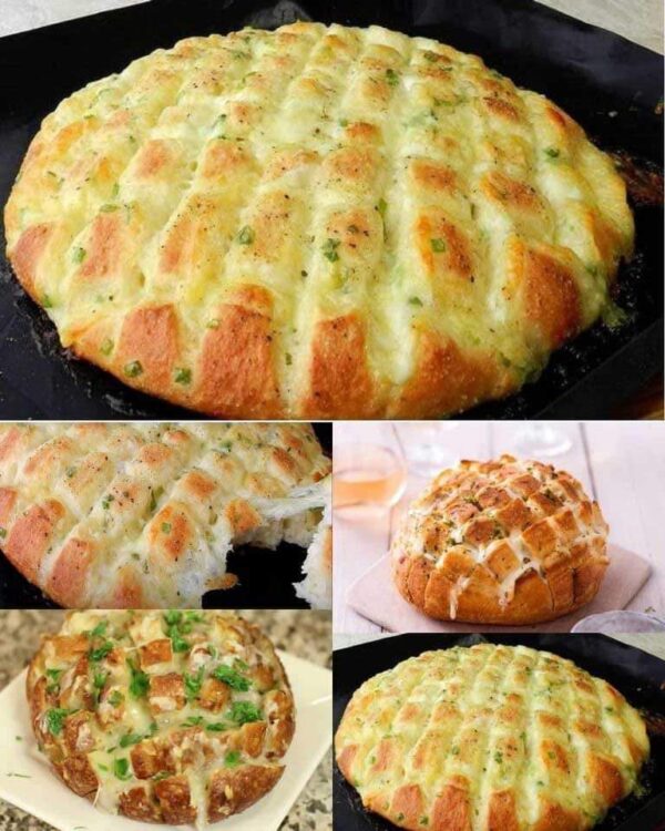 Recette de pain à l’ail et à la Mozzarella