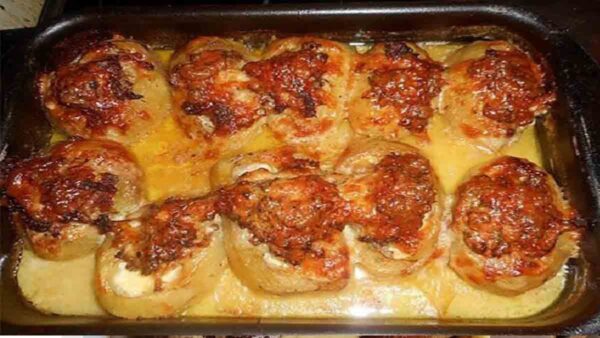 Recette de pommes de terre farcies