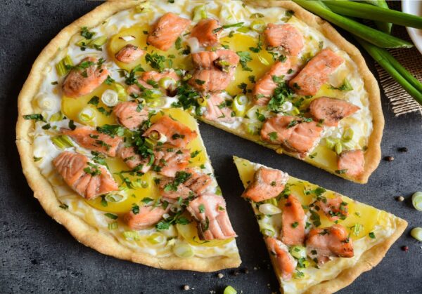 Recette de quiche au saumon aux poireaux