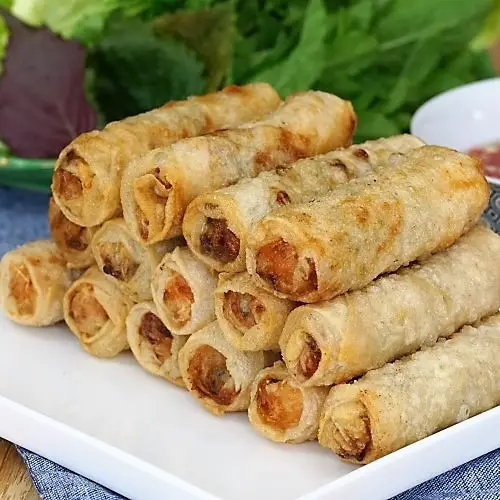 Recette des délicieux nems au poulet et crevettes