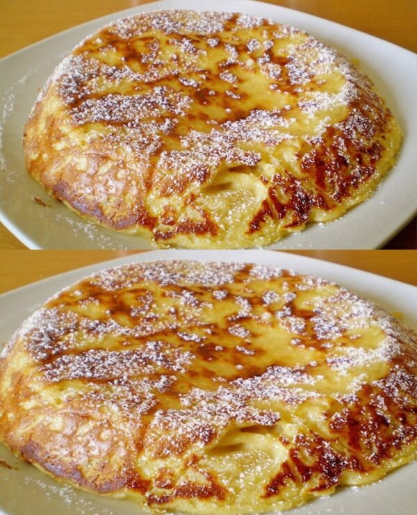 Recette facile de gâteau aux pommes à la poêle