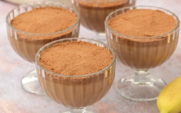 Recette facile de mousse au chocolat et à la banane