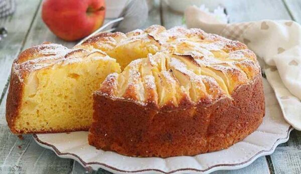 Recette savoureuse : Gâteau au yaourt aux pommes fondant