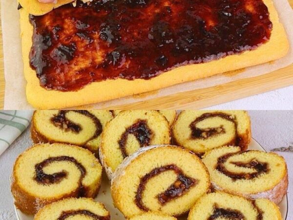 Rouleau à la confiture de prunes : le dessert moelleux et délicieux !HS