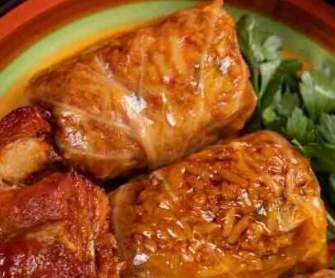 Rouleaux de chou braisé