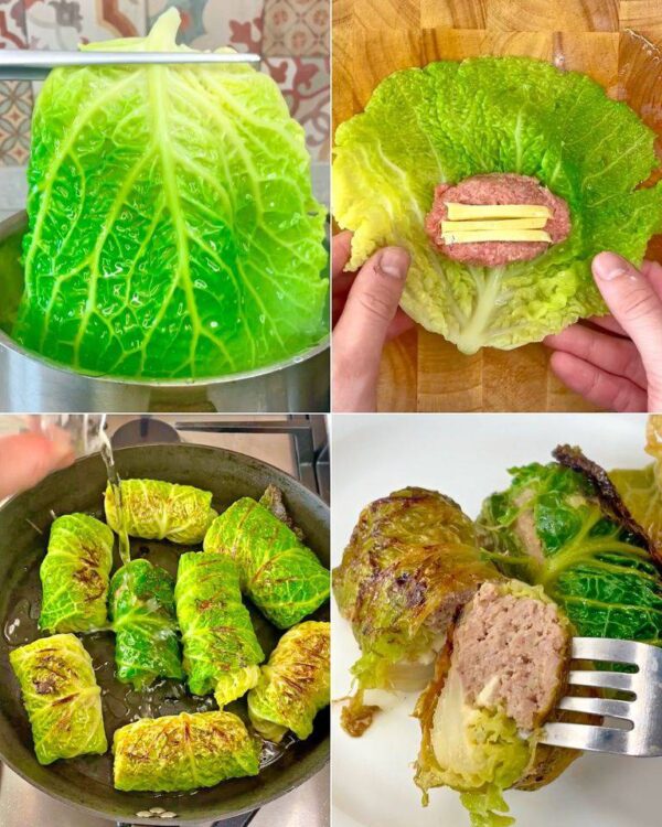 Rouleaux de chou à la viande: la recette d’un deuxième plat rapide et savoureux