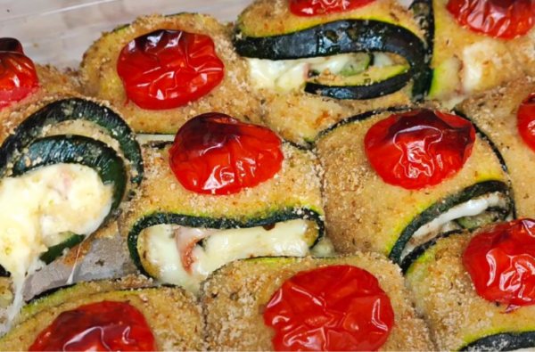 Rouleaux de courgettes farcis : le deuxième plat rapide et délicieux