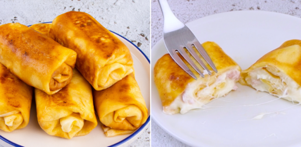 Rouleaux de crêpes : parfaits pour un dîner rapide et délicieux