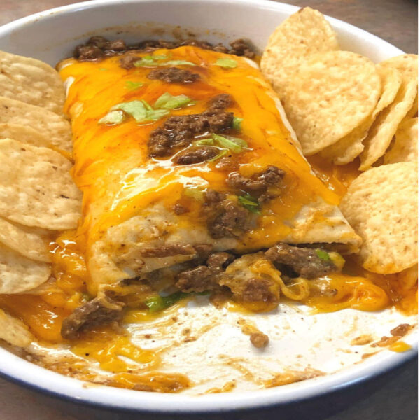 SANCHILADAS MEXICAINES AU BŒUF ET AU FROMAGE