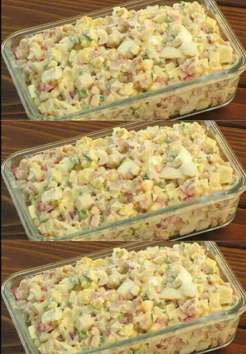 Salade aux œufs, simple comme bonjour et qui a plus de goût !