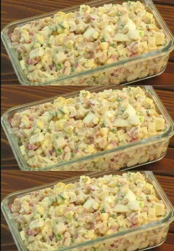 Salade aux œufs, simple comme bonjour et qui a plus de goût !