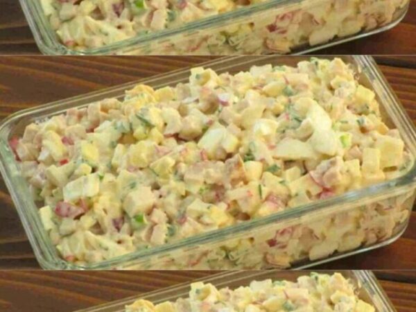 Salade aux œufs, simple comme bonjour et qui a plus de goût !