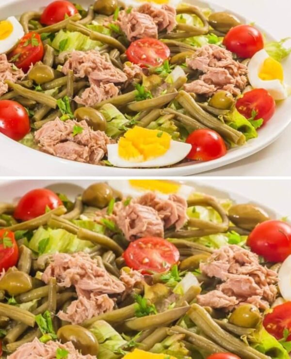 Salade de haricots verts au thon facile