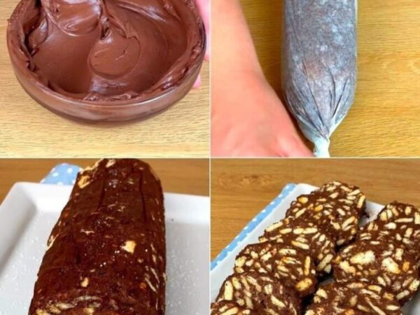 Salami au chocolat sans oeufs ni beurre : la recette italienne que tout le monde va adorer !