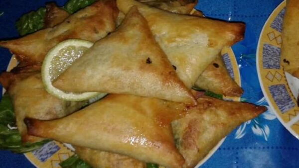 Samoussas à la viande hachée