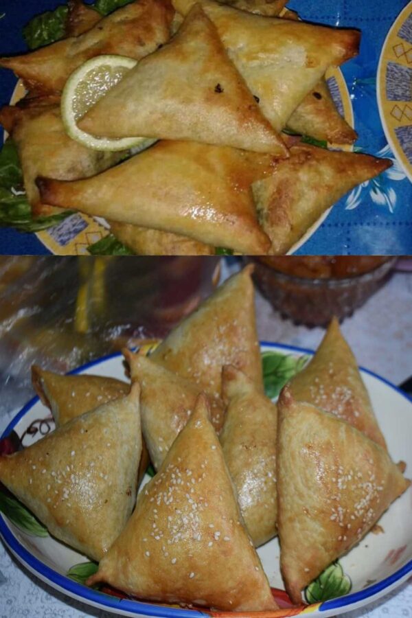 Samoussas à la viande hachée